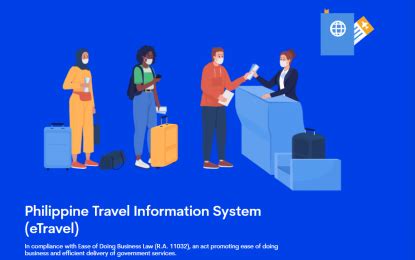 etravel gov ph|eTravel registration free of charge .